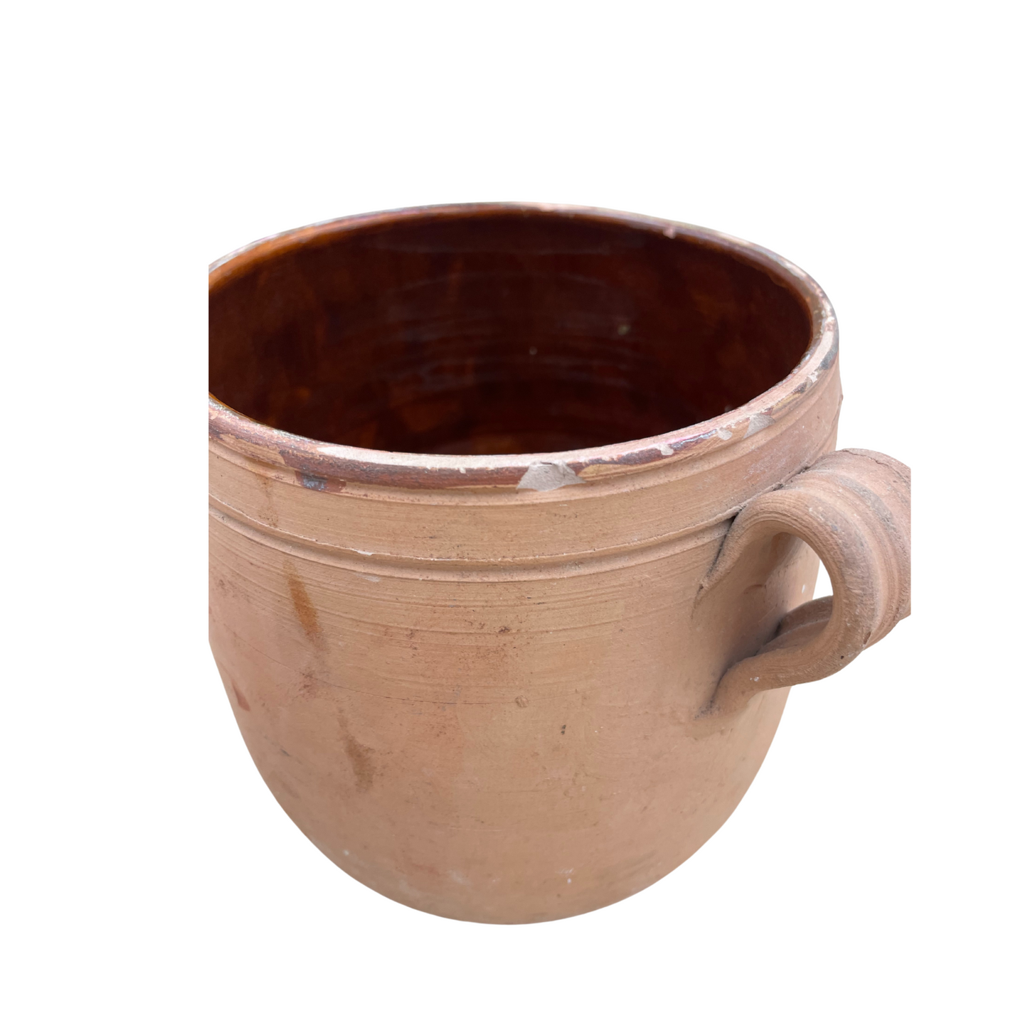 Vintage Vallauris Terracotta Bean Pot Set