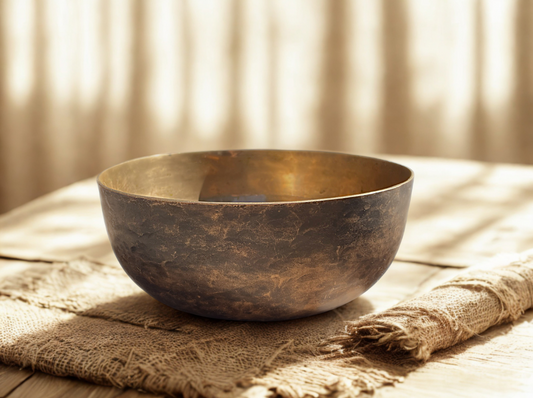Vintage Hand Hammered Tibetan Singing Bowl