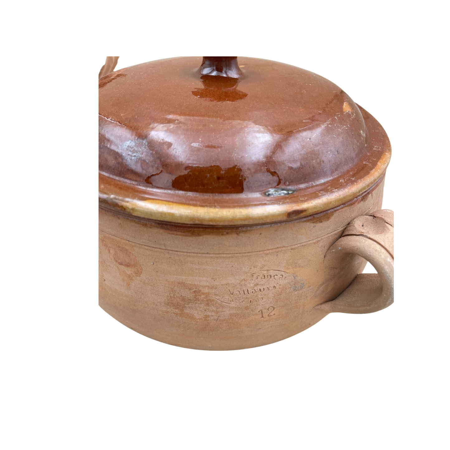 Vintage Vallauris Terracotta Bean Pot Set