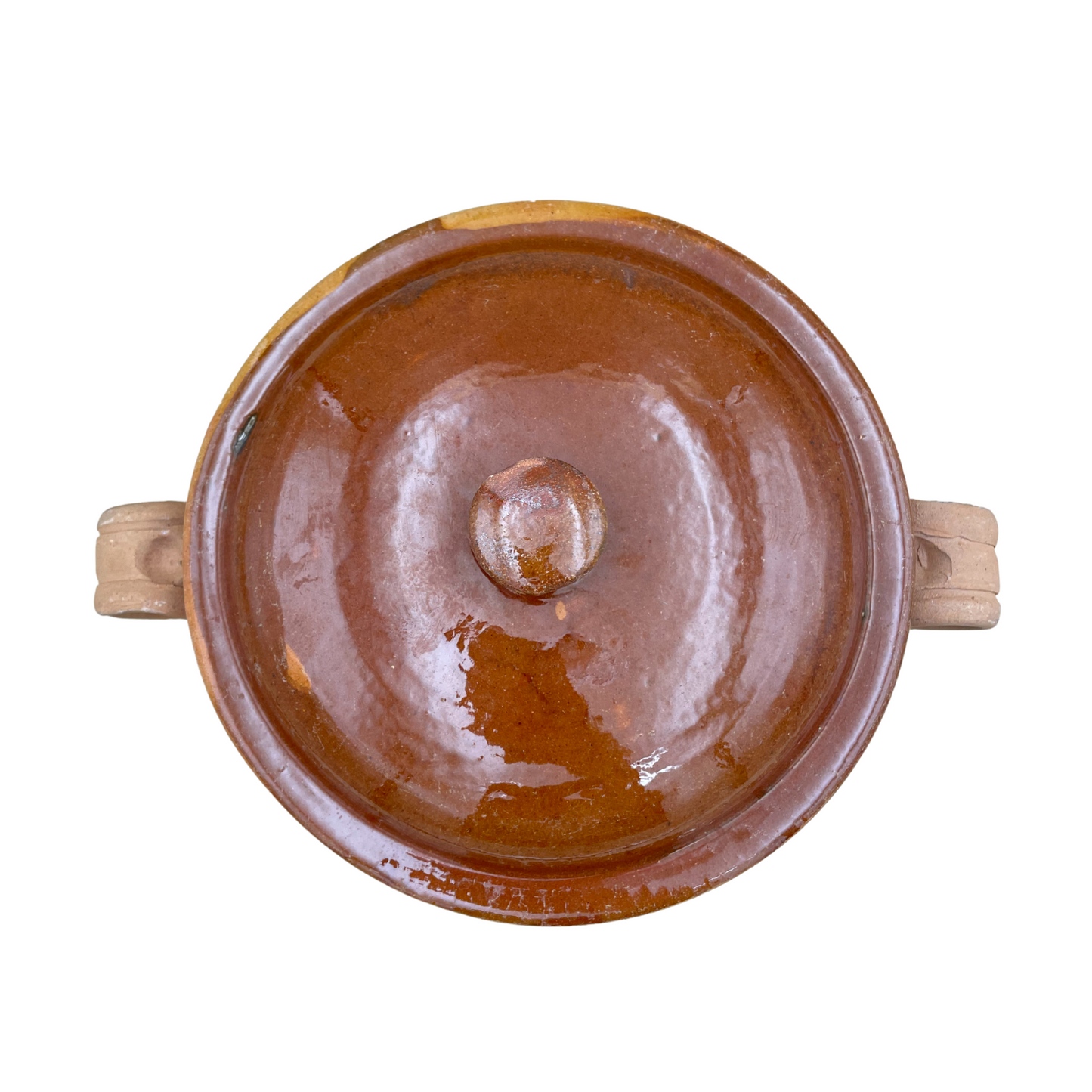 Vintage Vallauris Terracotta Bean Pot Set