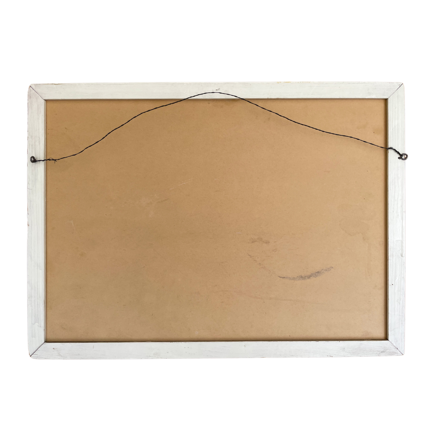 Vintage Midcentury Paint-by-Number | Framed Coastal Harbor Scene