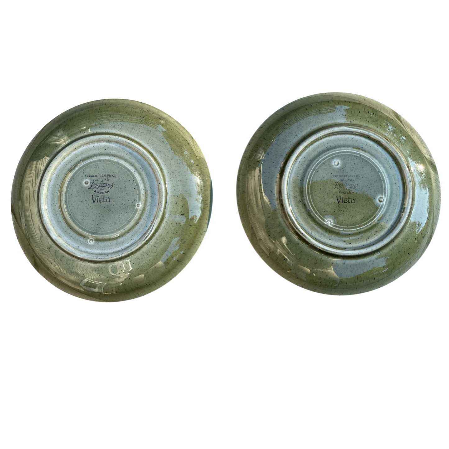 Vintage Rörstrand “Vieta” Cups & Saucers – Pair