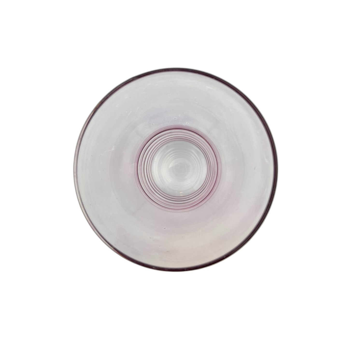 1930s Dunbar Aramis Tumbler Glass Pair – Iridescent Yellow+ Purple